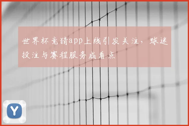 世界杯竞猜app上线引发关注,球迷投注与赛程服务成看点