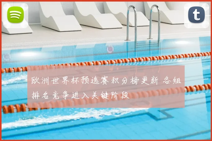 欧洲世界杯预选赛积分榜更新 各组排名竞争进入关键阶段